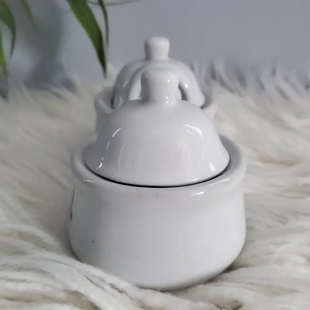 Houston Harvest Vintage Double Jam Pot Server